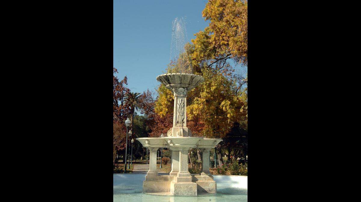 The Laura Fountain in Merced’s Applegate Park