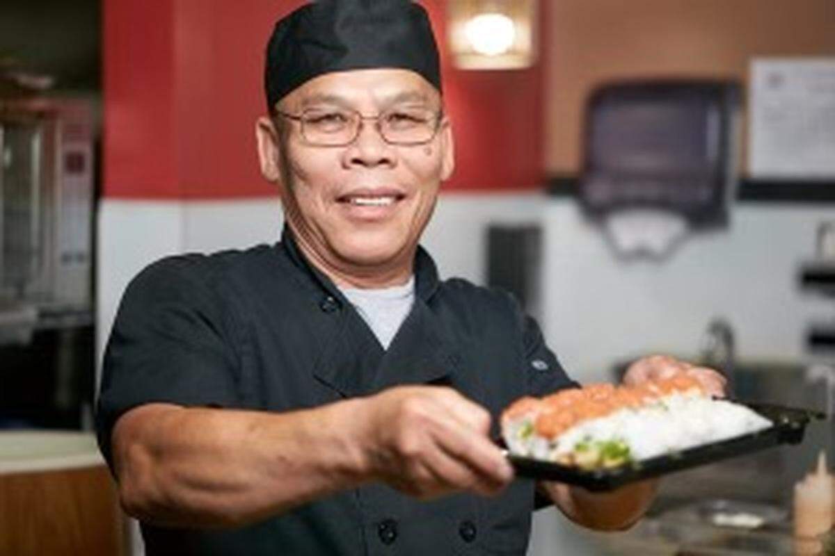 Bo Hatsavongsa, who arrived in the U.S. in 1980 as a refugee from Laos, is well-known in the Fresno sushi scene, his daughter, Jilliane Hatsavongsa, says. Making sushi wasn’t the same for her after his retirement, she adds, noting that the easy-going environment she plans for Kanojo will allow her father to help her in the kitchen a few days a week.