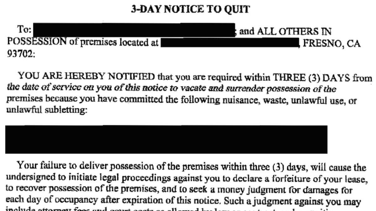 Threatened with eviction in Fresno, Visalia or Merced? Renters have the right to fight