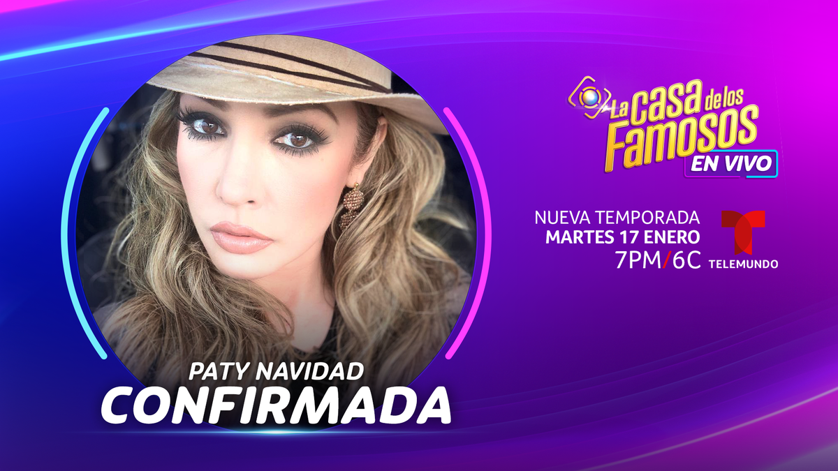Pati Navidad vence el miendo y se incorpora a ‘La Casa de los Famosos’ en tercera temporada por Telemundo