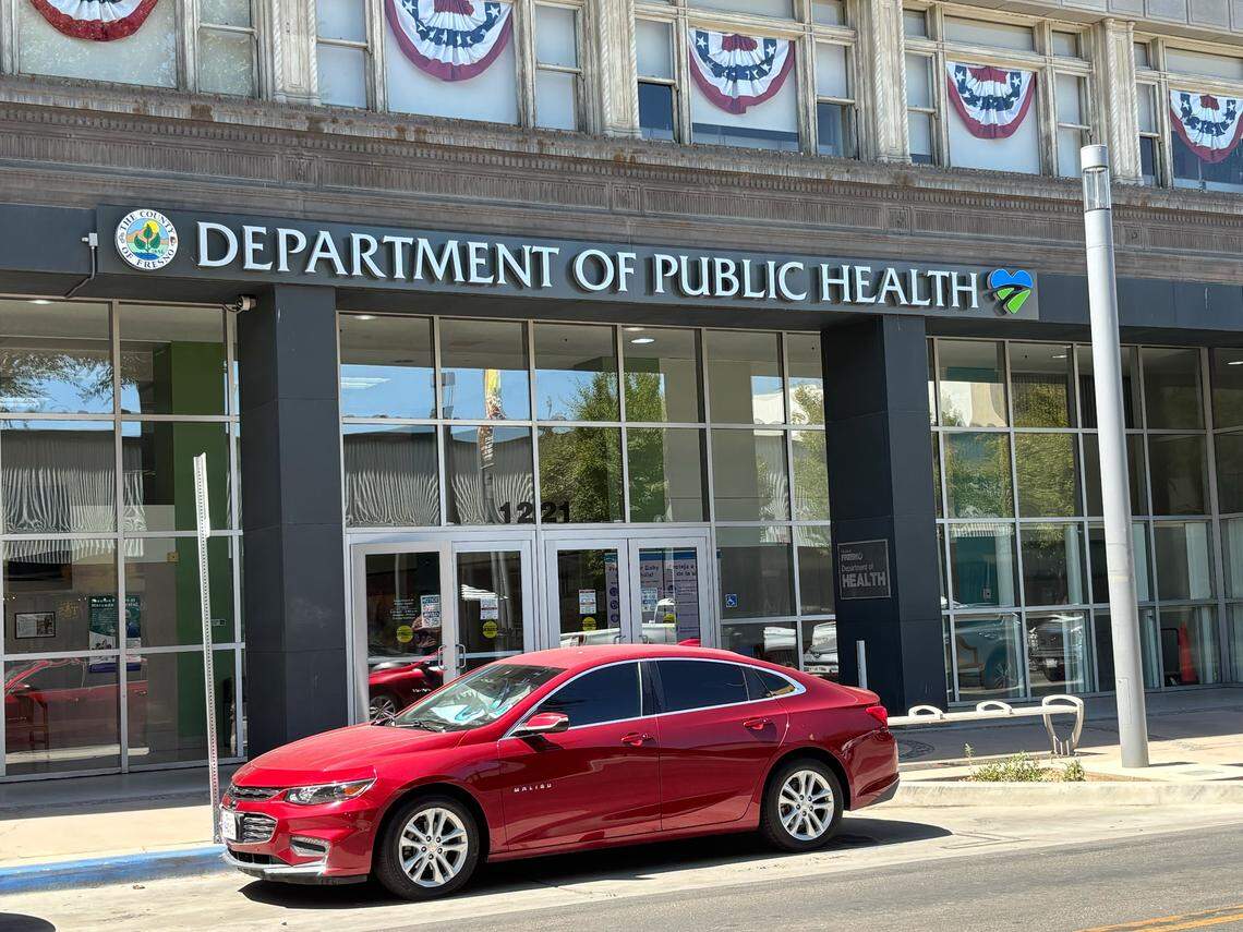 The Fresno County Department of Public Health building at 1221 Fulton St. on Tuesday, Aug. 19, 2025.