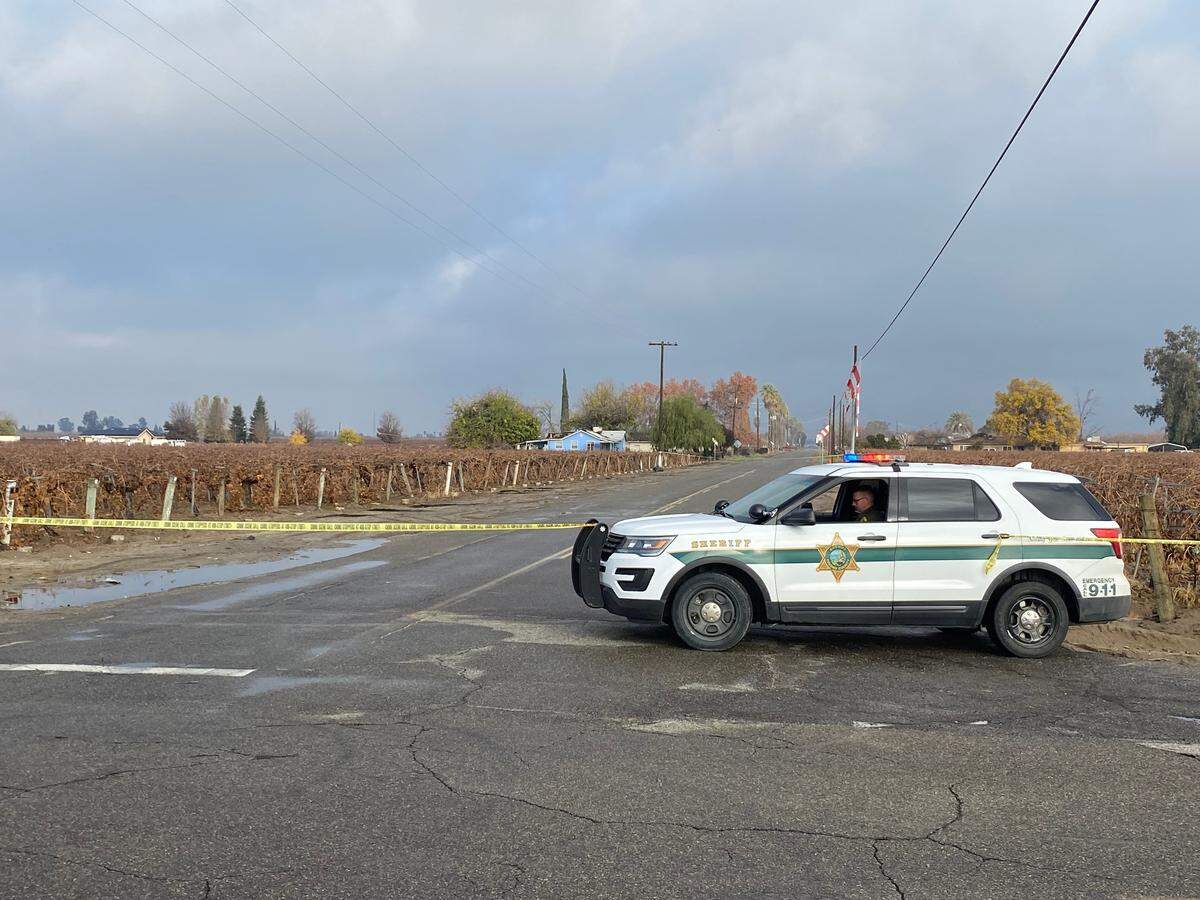 A man was found dead in an agricultural field near East and American avenues on Wednesday, Dec. 7, 2022, according to the Fresno County Sheriff’s Office.
