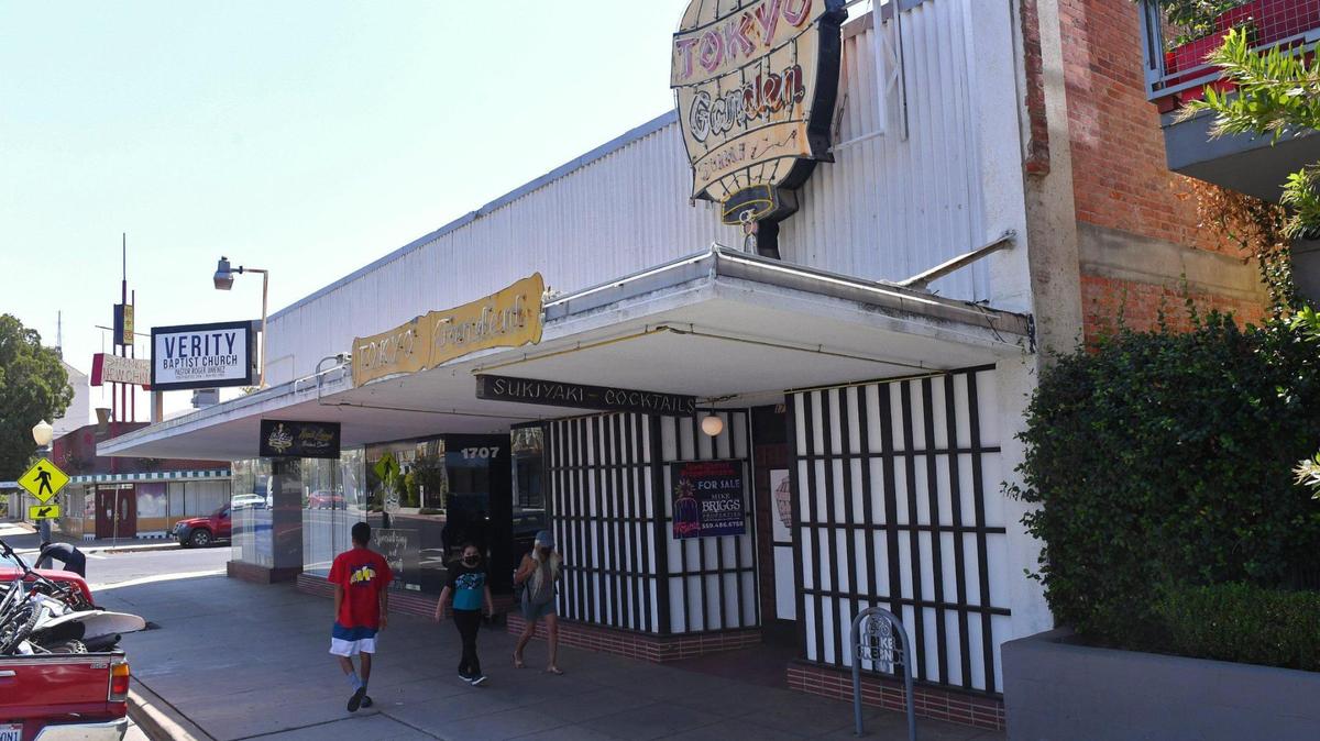 The building that houses Tokyo Garden is seen for sale Wednesday, Sept. 8, 2021 in Fresno.