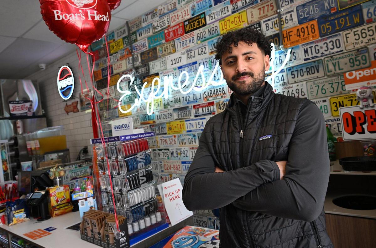 Akram Mohsin has opened the new Expressry Deli & Market located on Divisadero Street just walking distance from Community Regional Medical Center. Photographed Monday, April 14, 2025 in Fresno.