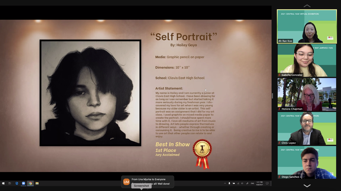 First Place winner Hailey Gaya