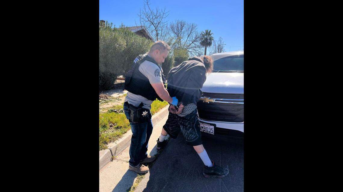 Fresno officers attributed the arrest of 21-year-old Martin Chavez to help from the community on Wednesday, Feb. 16, 2022.