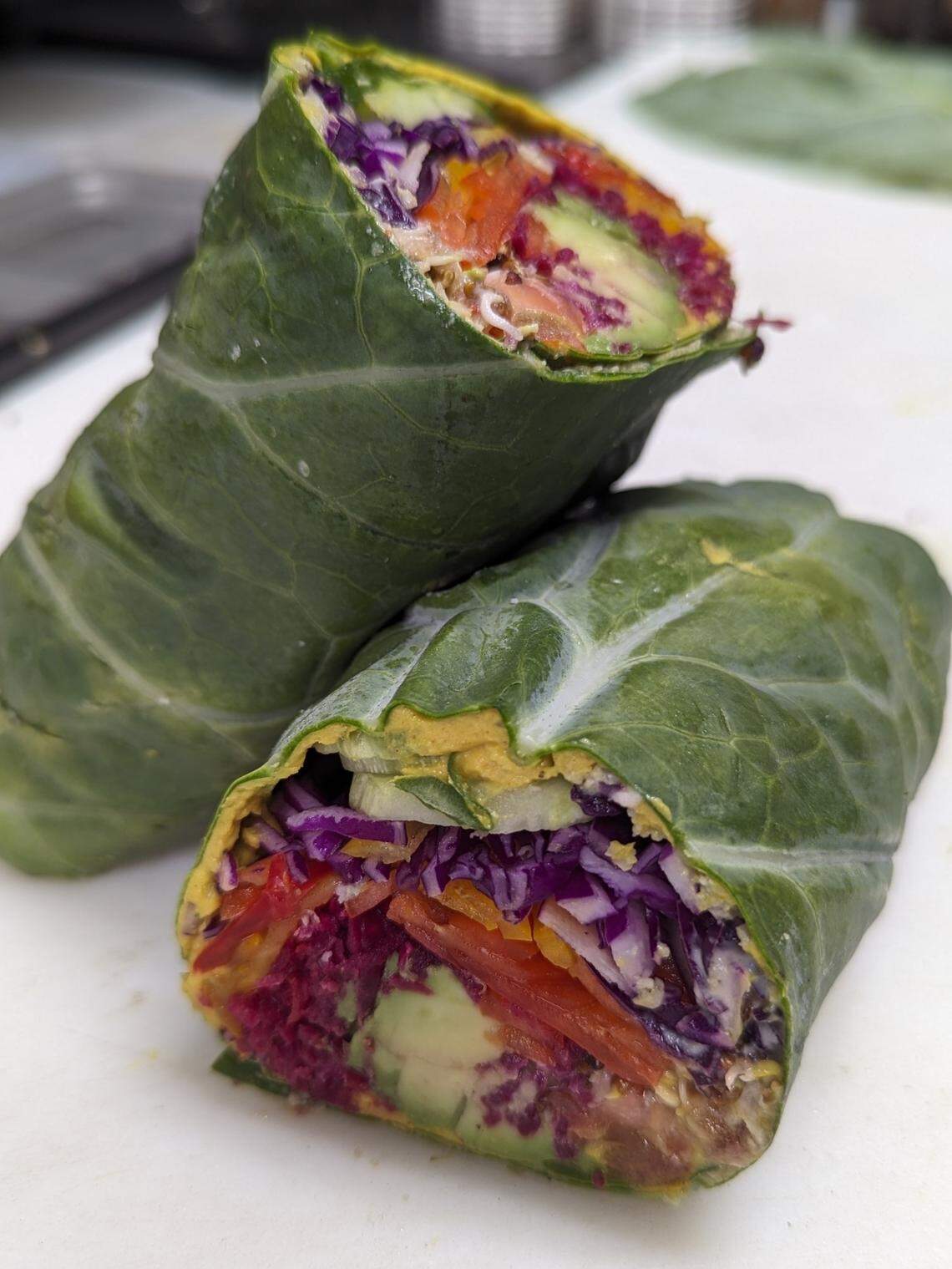 Farmers Wrap at Raw Fresno located at 2405 Capitol St #103,
