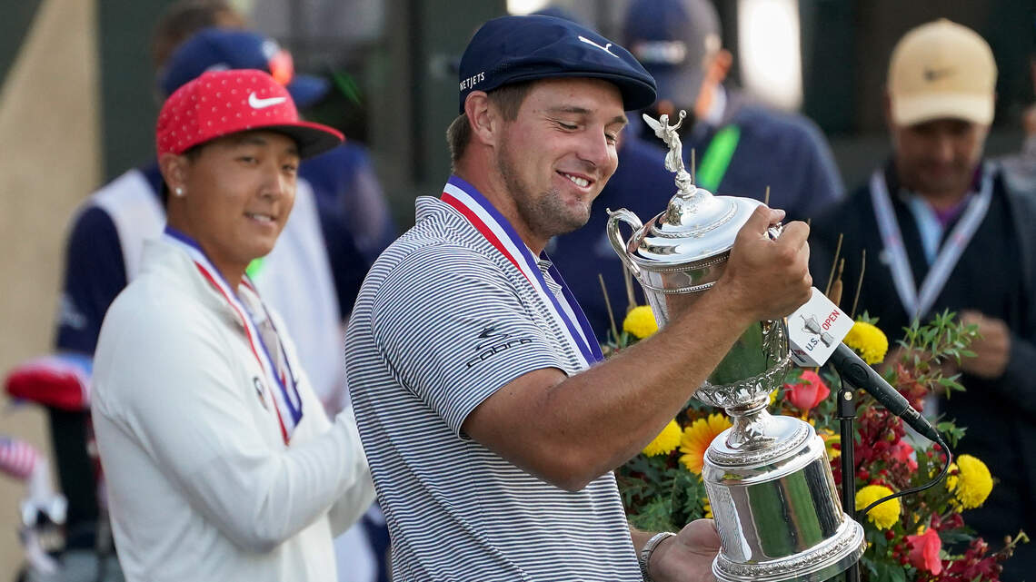 Clovis’ Bryson DeChambeau rallies to win the U.S. Open at Winged Foot
