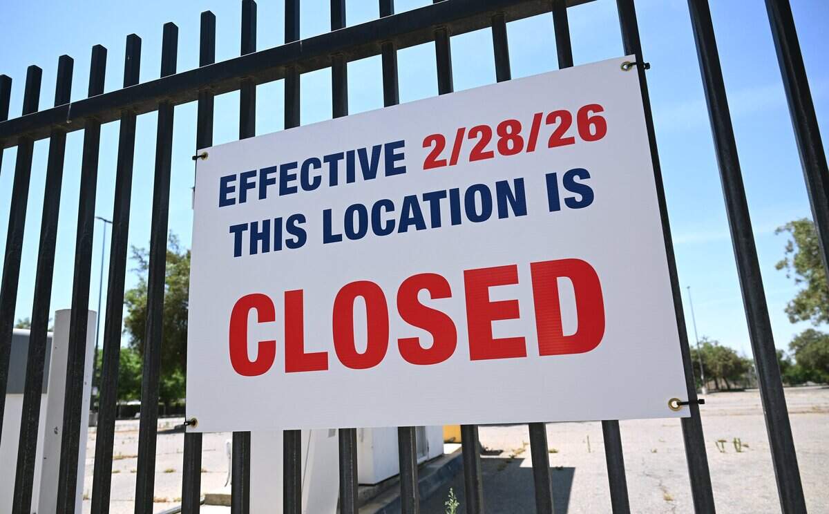A gated parking lot across from Libelula on Broadway Street at Fresno Street is seen closed, effective end of February of this year. Downtown merchants are faced with their customers not able to find parking downtown. Photographed Tuesday, May 12, 2026 in Fresno.