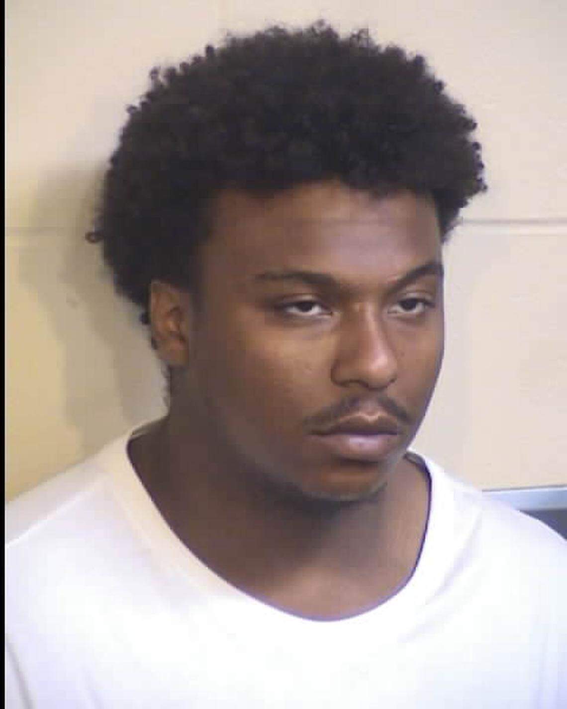 Donovan Kelley, 20, has been charged with two counts of murder and three counts of attempted murder.