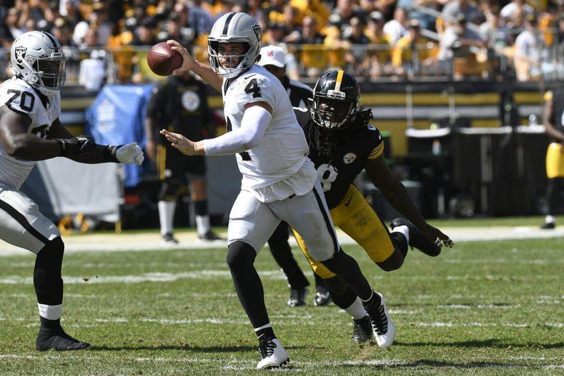 The Las Vegas Raiders visit the Pittsburgh Steelers on Saturday, Dec. 24, 2022.