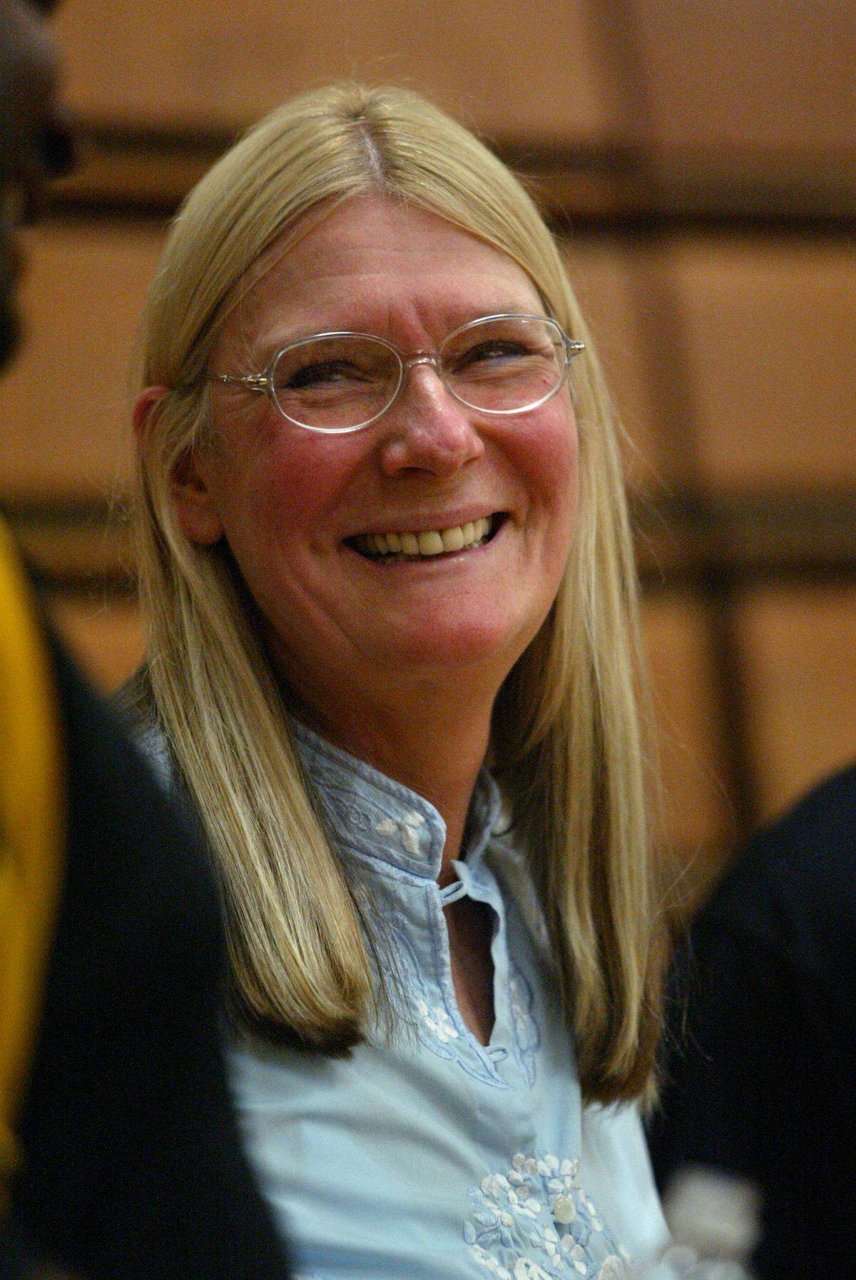 Deborah Ledford, seen in a 2008 file photo, says of her twin sons Brook and Robin playing together in the NBA for the first time: “This is my dream come true.”
