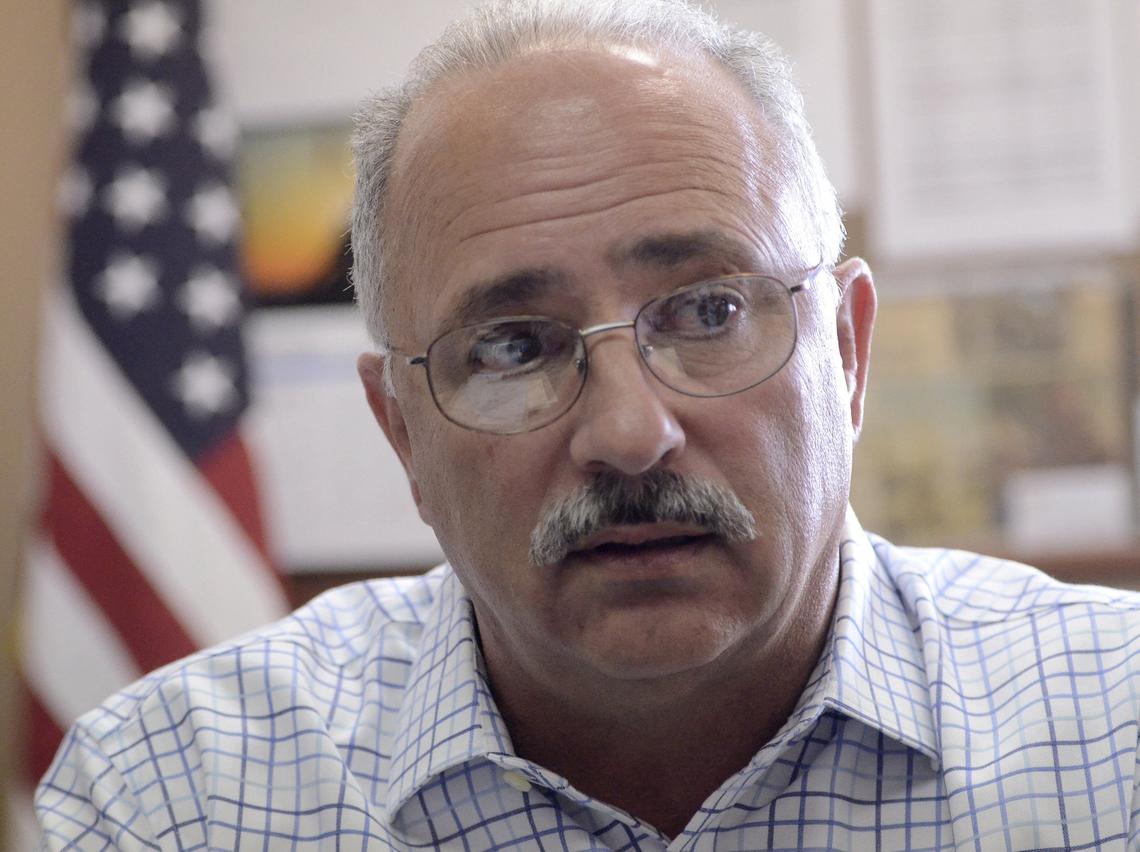 Gregg L. Andreotti, Mendota Police Chief, talks about the recent mulit-agency task force crackdown on the MS-13 gang in the city.