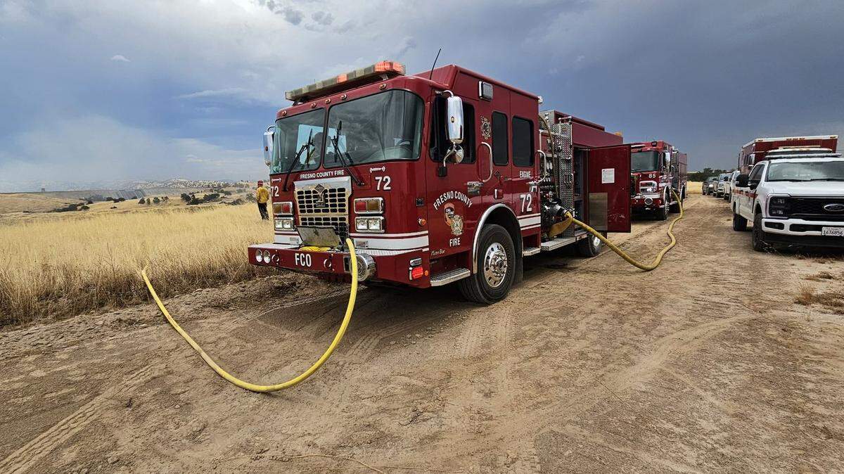 Crews worked several fires that were sparked by lightning on Monday, June 24, 2024.