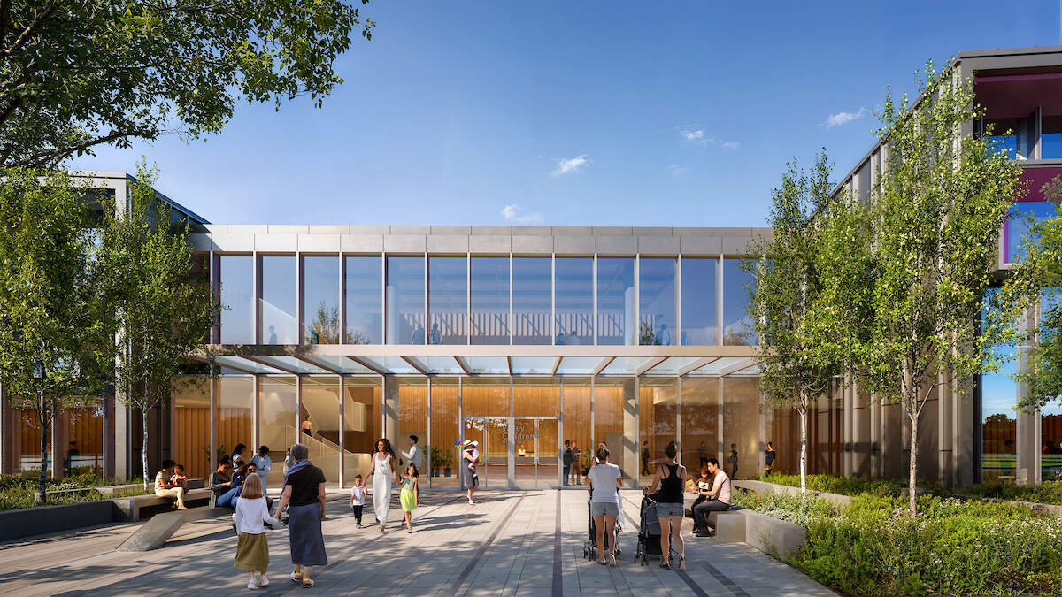 A rendering shows what the future Ambulatory Pavilion could look like on the Madera County campus of Valley Children’s Healthcare.