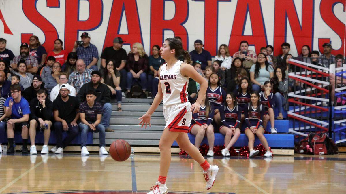 Strathmore High guard Jazmine Soto is nearing a Central Section record for most points in a career.