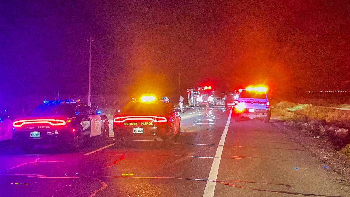 Three people were injured in a three-vehicle collision in Fresno County on Sunday, March 26, 2023.