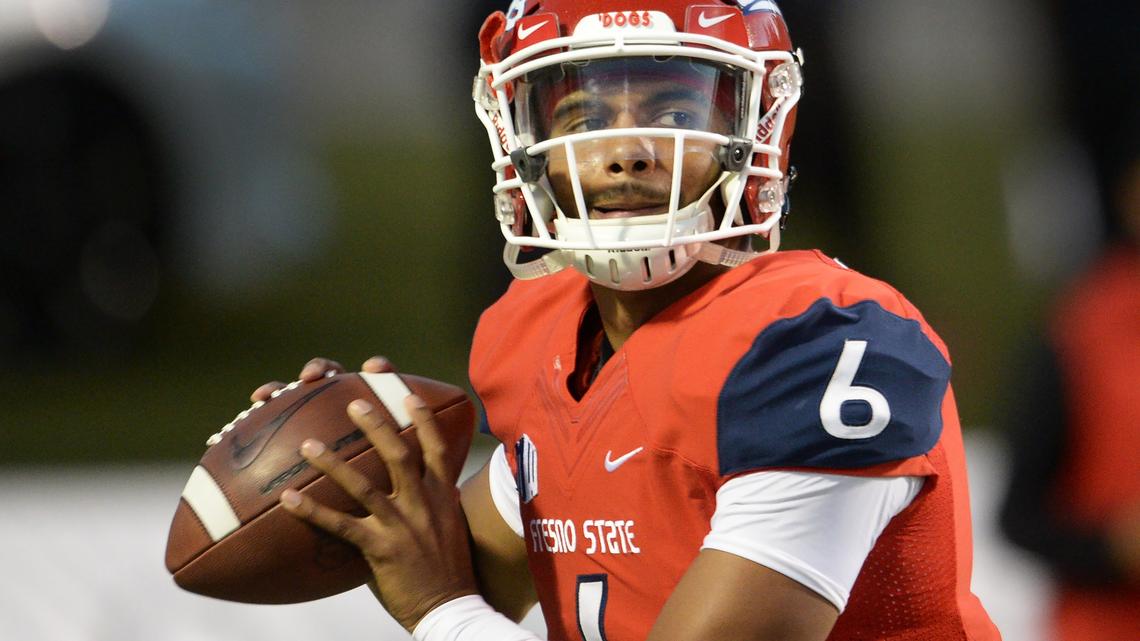 Fresno State quarterback Marcus McMaryion, 16-3 as a starter, is leading the Mountain West Conference in completing 70.4 percent of his passes and with a passing efficiency rating of 167.21. McMaryion is one of 20 semifinalists for the Maxwell Award, presented to player of the year in college football.