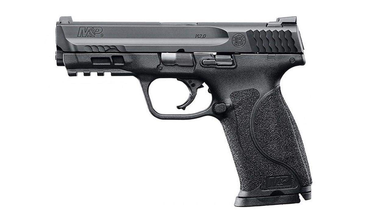 State Center Community College District police included a photo of a Smith and Wesson MP 9mm with a release about a Fresno police gun lost Wednesday, Aug. 16, 2023, in a pursuit on campus. It is not a photo of the actual lost gun.