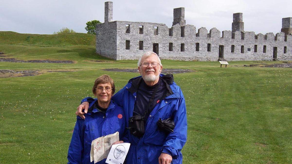 Phil Fullerton and his wife Margaret on a European trip some years ago.