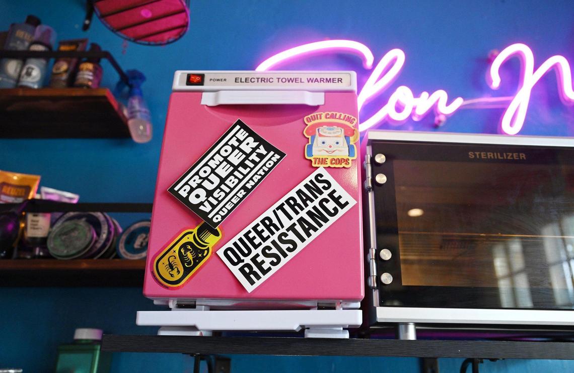 Jacklyn and Monica Madrigal co-own Color me Chula, their uniquely inclusive salon business in the Tower District. Photographed Monday, June 23, 2025 in Fresno.