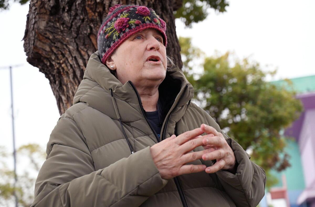 Michaela Bennett talks about being homeless in an interview Thursday, Dec. 19, 2024 in Fresno.
