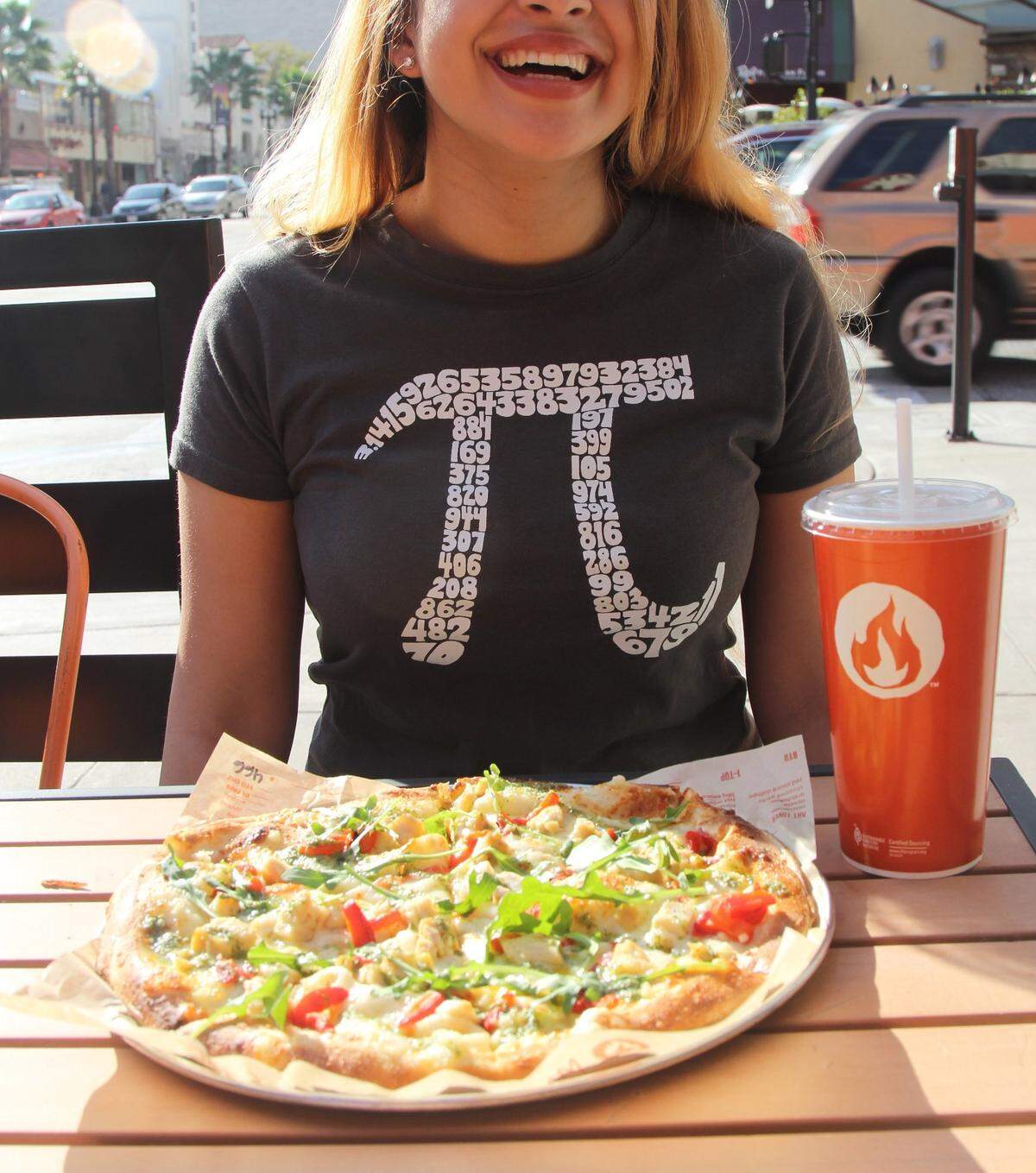 Blaze Pizza is selling its pizzas, the customizable, personal-sized pies, for $3.14 Thursday.