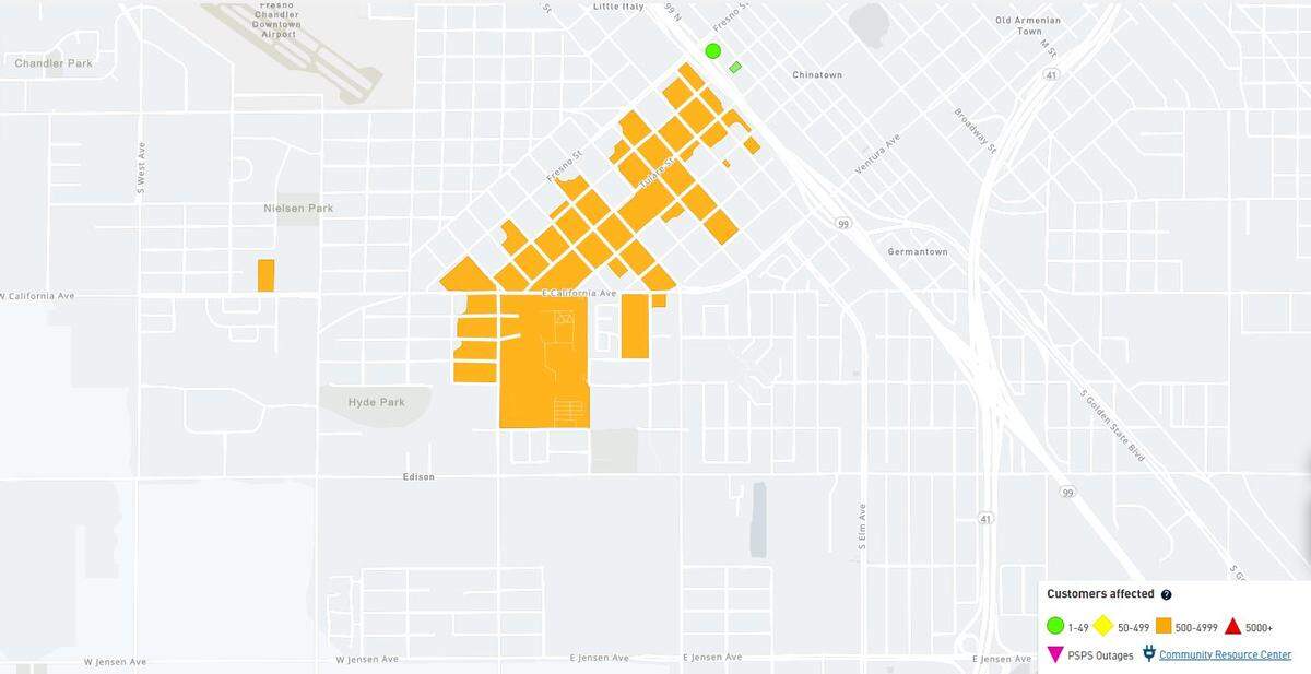 More than 700 customers were without power Dec. 29, 2021.