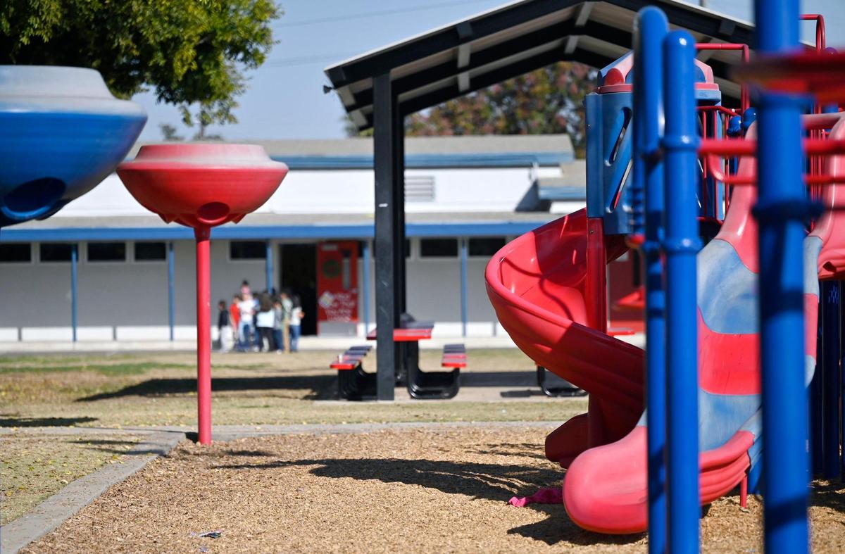 Pinedale Elementary parents and the school have been concerned about the homeless doing drugs and leaving drug paraphenalia on school grounds and the playground at night. Photographed Thursday, Nov. 7, 2024 in Pinedale.