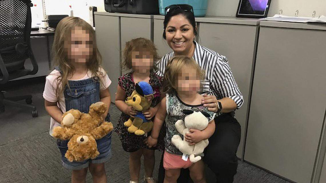 These children were reunited with their appointed guardian in Tulare County, CA after they were abducted by their mother against a court order and taken to Idaho.