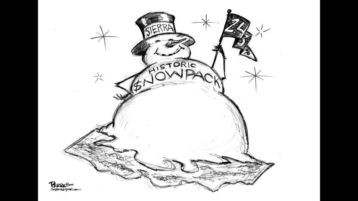 California’s big snow & expected big melt.
