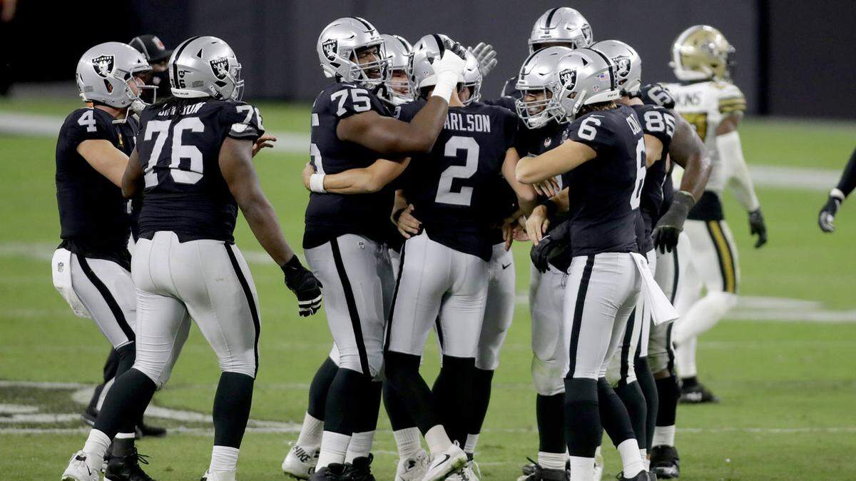 The Raiders and Saints meet in New Orleans on Sunday, Oct. 30, 2022.