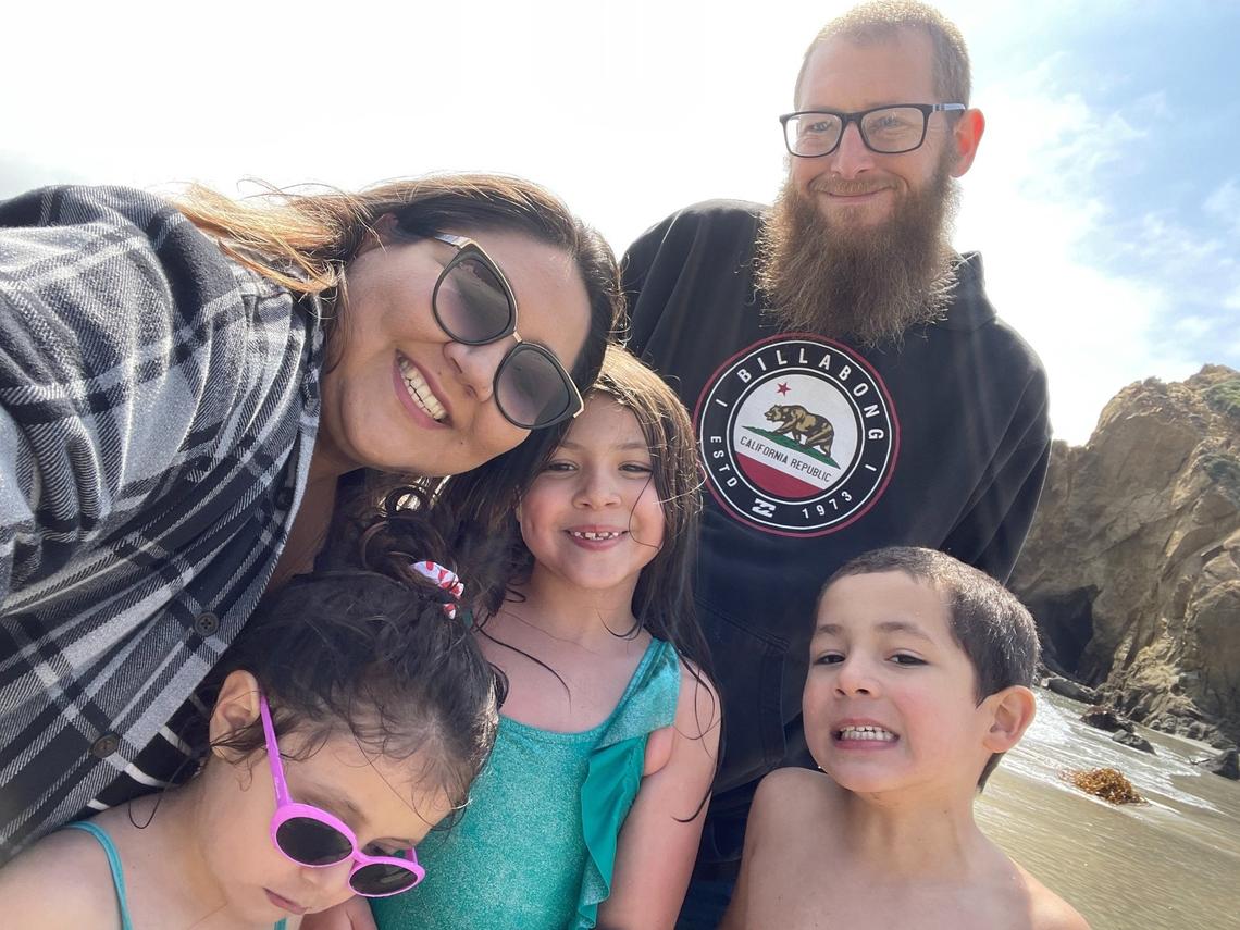 Vanessa Diaz, a mother of three in Fresno, placed a decal sticker on her van to advertising her family’s need to find a matching kidney donor. Her husband Timothy Trotter is suffering from kidney disease is in need of a new kidney.