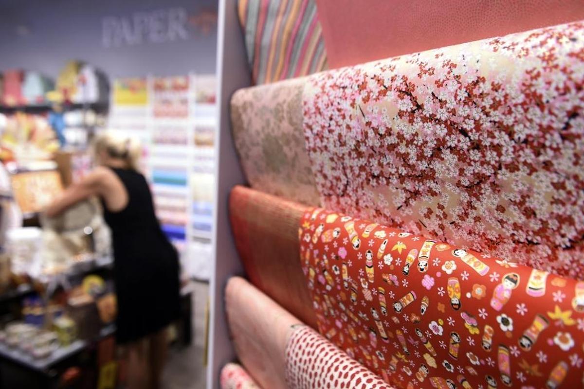 Specialty handmade papers can be found at Paper Source, a new boutique located in the former Uncle Harry’s Bagelry at Fig Garden Village featuring handmade papers, stationery, paper goods and unique gift items. The shop, which opened Saturday, Sept. 16, also offers workshops for craft projects. Photographed Wednesday, Sept. 20, 2017 in Fresno.