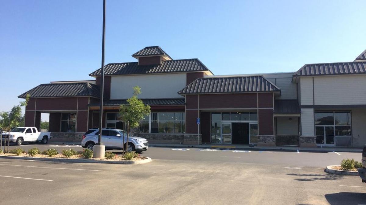 The building that will house the new Trader Joe’s at Friant Road and Fresno Street is up. The store is finishing the interior.