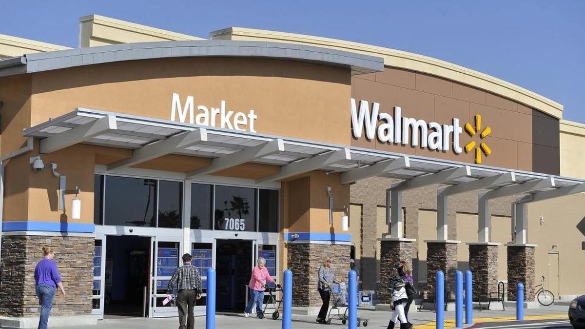 The Walmart at 7065 N. Ingram Ave. has expanded to include a full line of groceries, along with a produce and bakery section, and a wide assortment of merchandise.