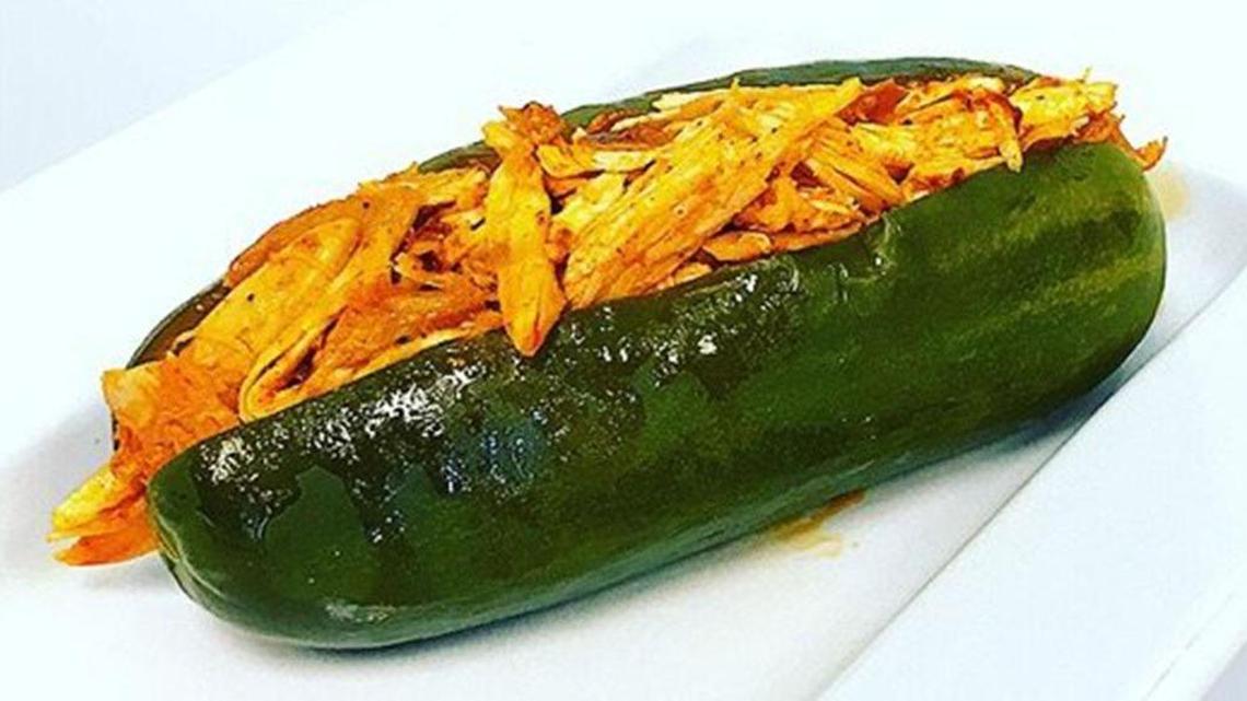 The Grizzlies are offering the chickle – spicy chicken stuffed into a pickle – during their games May 17 and 18, 2017.