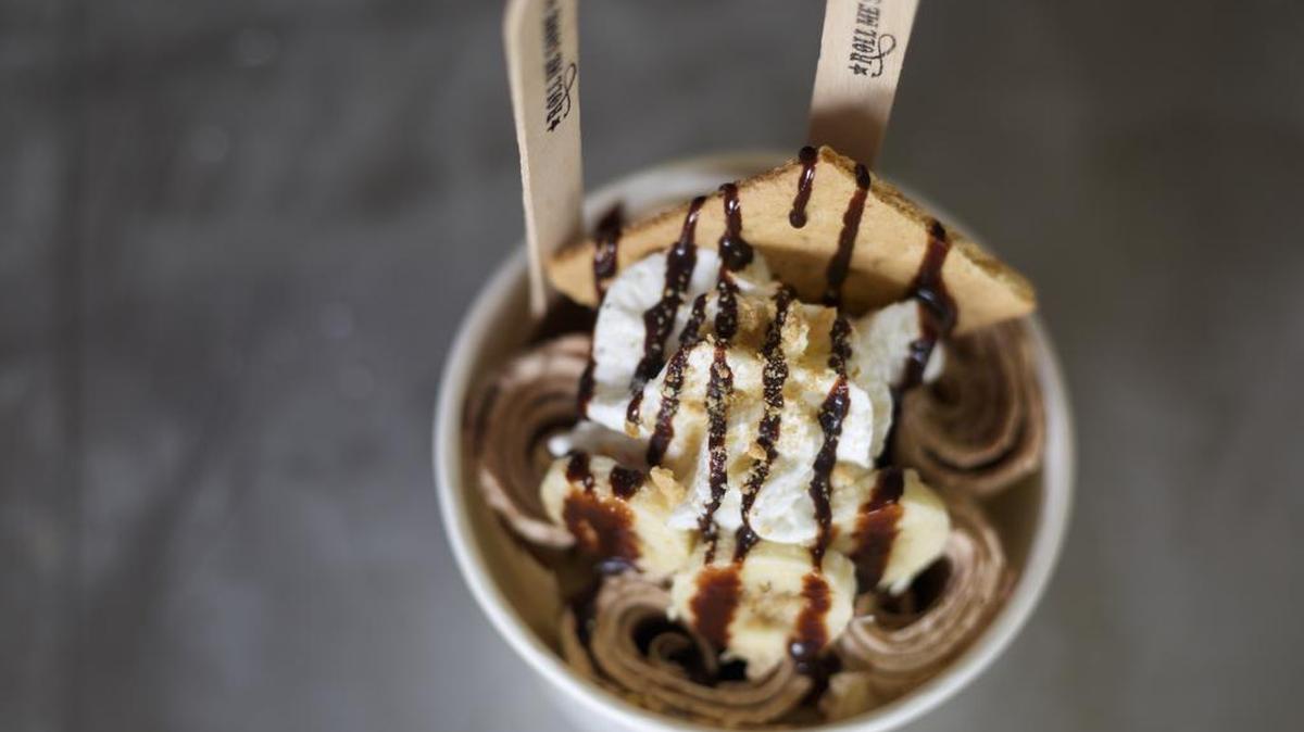Rolled Ice Cream from Roll Me Some.