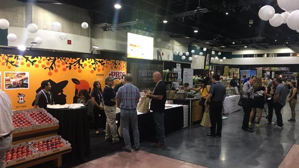 Expolicious at the Fresno Food Expo gives the public the chance to sample some of the more than 100 locally made food items exhibited during a business-to-business trade show.