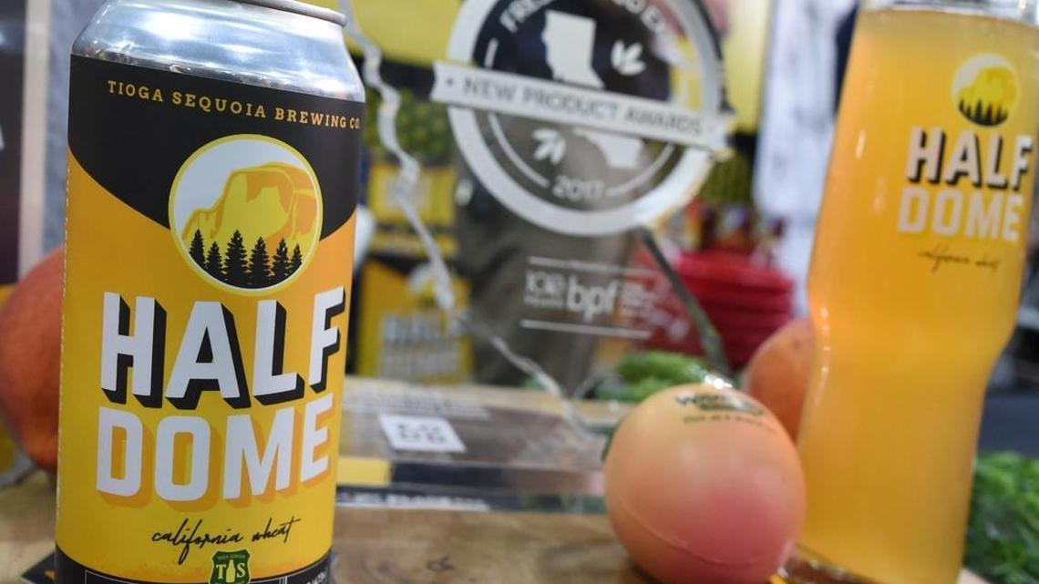 Tioga-Sequoia Brewing Company’s new offering, Half Dome beer, during the Fresno Food Expo at the Fresno Convention & Entertainment Center, Thursday afternoon, July 27, 2017. It won an award at the event.