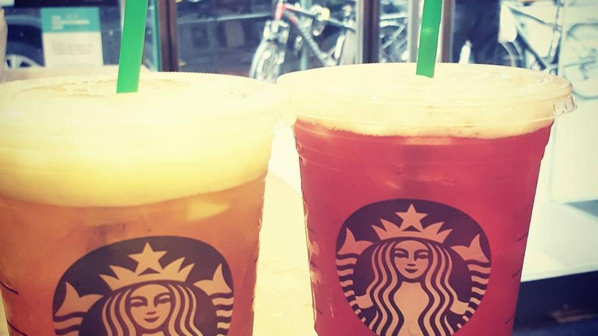 Starbucks is giving away free Teavana Ice Tea Infusion from 1-2 p.m. Friday, promoting its new flavors Peach Citrus White Tea, Pineapple Black Tea or Strawberry Green Tea.