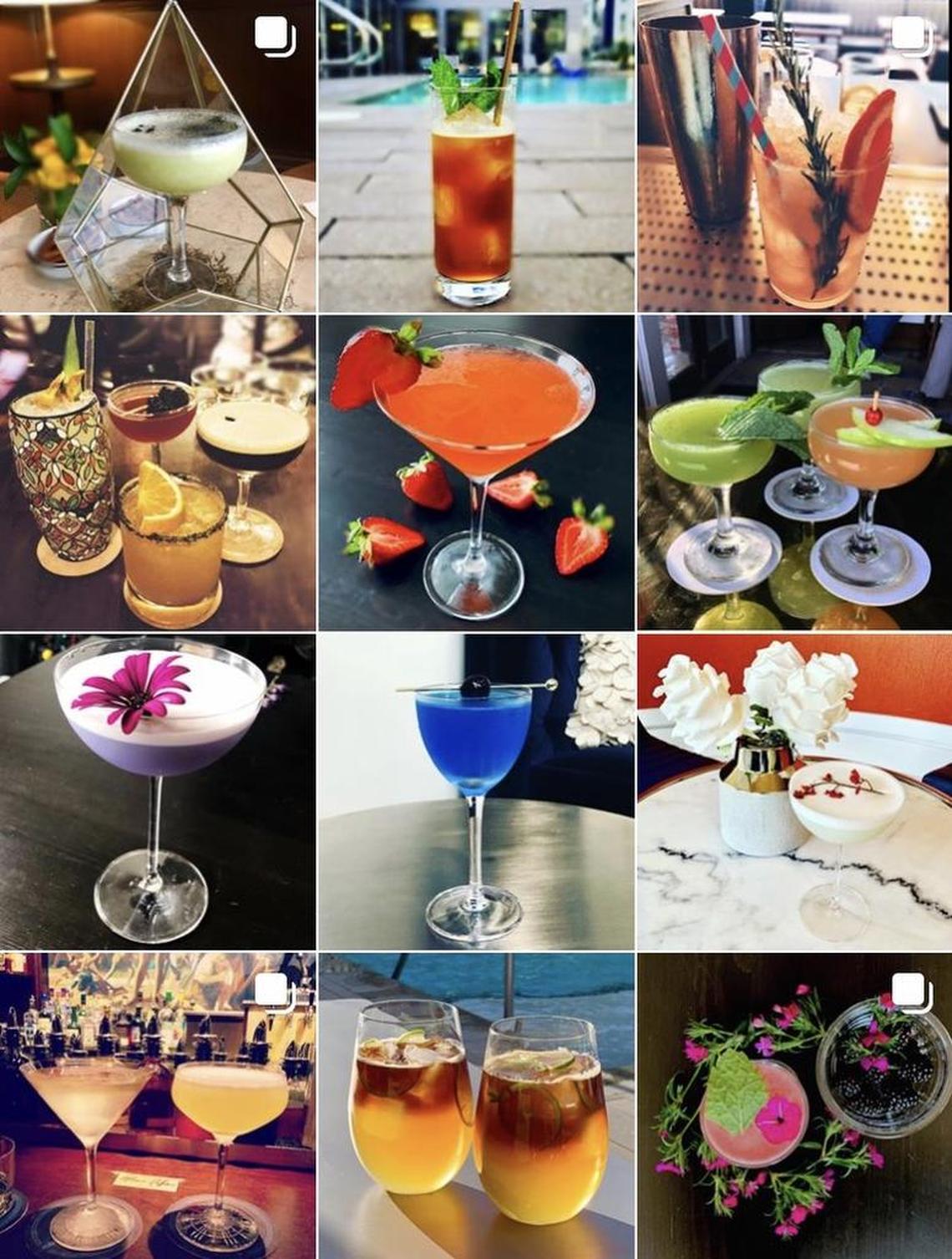 Future cocktail bar Modernist, which plans to open in downtown Fresno, features cocktails like these on its Instagram page.
