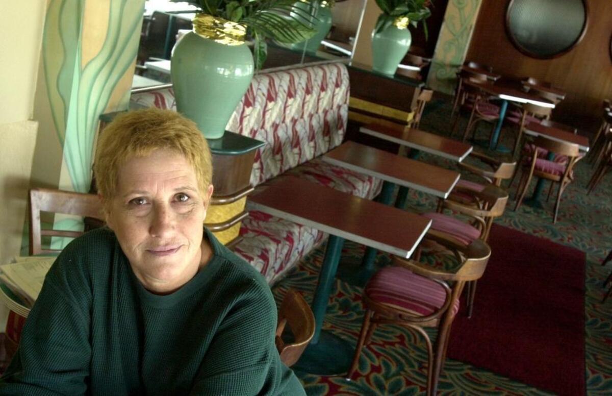 Hannah Benson, photographed her in 2003, was the owner of The Daily Planet restaurant for years.