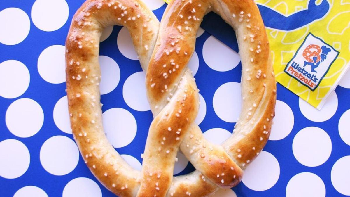 Wetzel’s Pretzels is open at 414 K St. in downtown Sacramento.