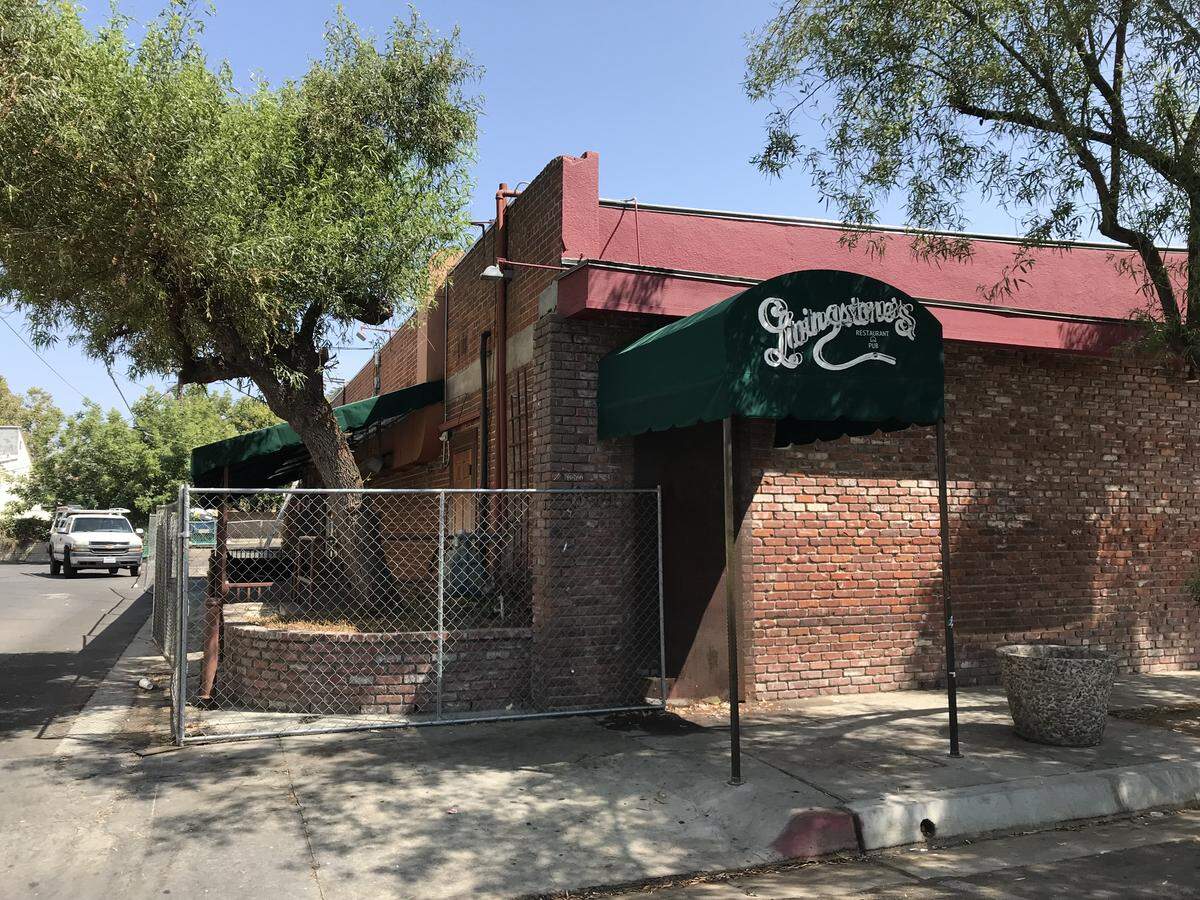 Work is continuing on Livingstone’s, a popular Tower District bar and restaurant. A fire tore through the dining room in late 2016.