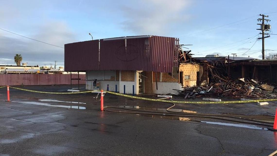 Cafe 309 in the process of being torn down on March 14 to make way for high speed rail. The owner is not sure if she will reopen.