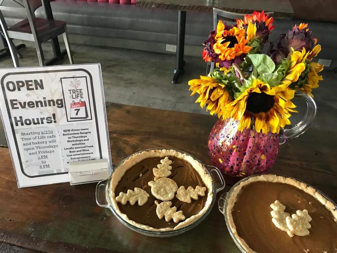 Tree of Life offers vegan alternatives in its mix of pies.