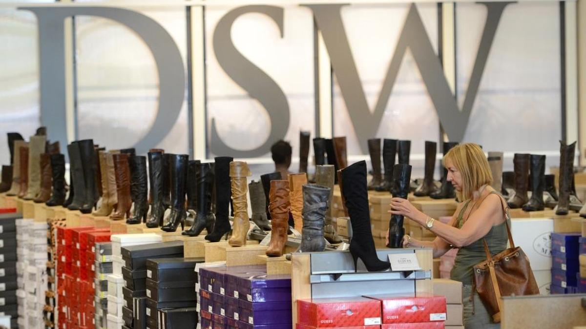 The new DSW – short for Designer Shoe Warehouse – in Visalia carries men’s and women’s shoes – from running shoes to trendy boots. Fresno’s DSW shoe store, pictured here, opened in 2012.