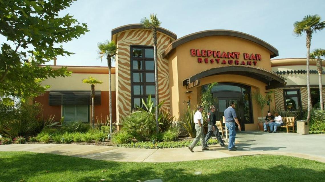 The Elephant Bar once was a popular restaurant at Blackstone near Nees, as this file photo shows. But it closed abruptly over last weekend with no explanation, and its workers are looking for new jobs.