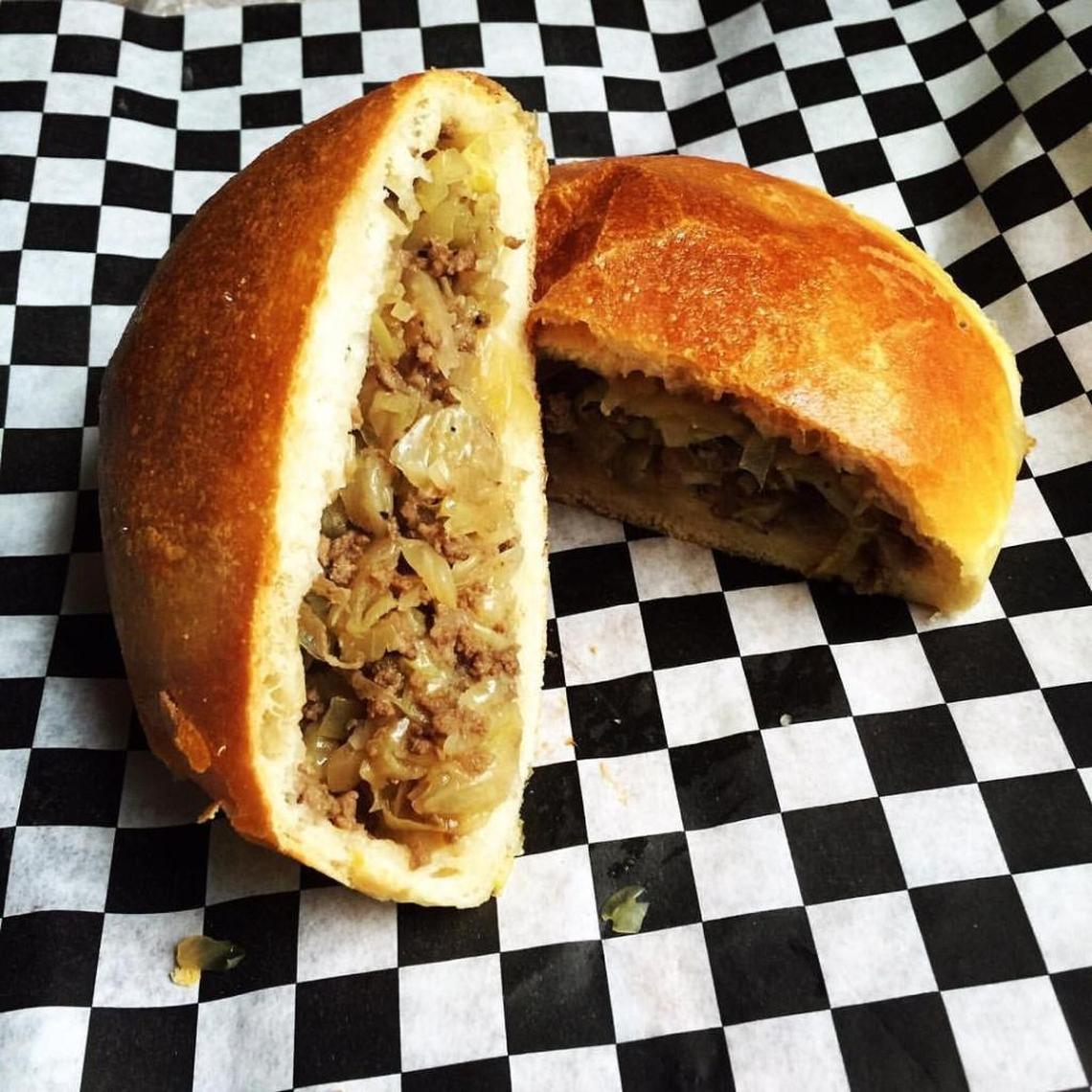 The bierocks at Mabel’s Kitchen are made from the owner’s grandmother’s recipe. The cafe is also named after her.